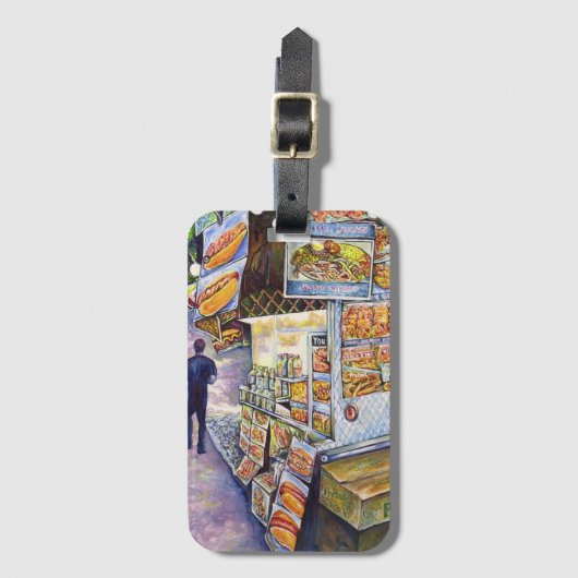 Uitzonderlijke Artistieke Werkbelasting Bagagelabel (Voorkant (verticaal))