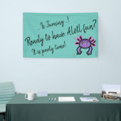 Uitzonderlijke axolotl party time banner (Beurs)