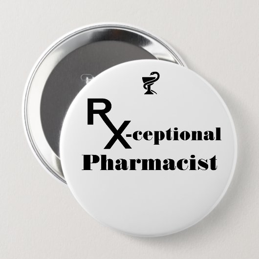 Uitzonderlijke Button voor apothekers (Voorkant /achterkant)