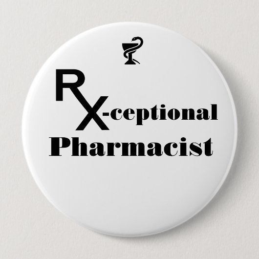 Uitzonderlijke Button voor apothekers (Voorkant)