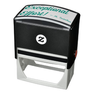 "Uitzonderlijke inspanning!" + Aangepaste instruct Zelfinktende Stempel