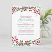 Uitzonderlijke kerstuitnodiging in de tuin - Nieuw Kaart (Staand voorkant)