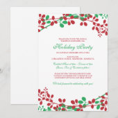 Uitzonderlijke kerstuitnodiging in de tuin - Nieuw Kaart (Voorkant / Achterkant)