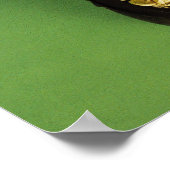 Uitzonderlijke leprechaun met pot goud poster (Hoek)