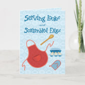 Uitzonderlijke looks en scrambled eggs - Retro sch Kaart (Voorkant)