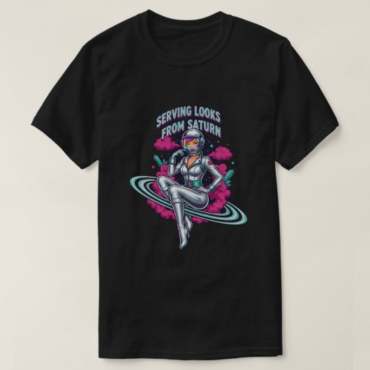 Uitzonderlijke looks vanaf Saturnus T-shirt (Design voorkant)
