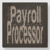 Uitzonderlijke loonwerker stenen onderzetter (Voorkant)