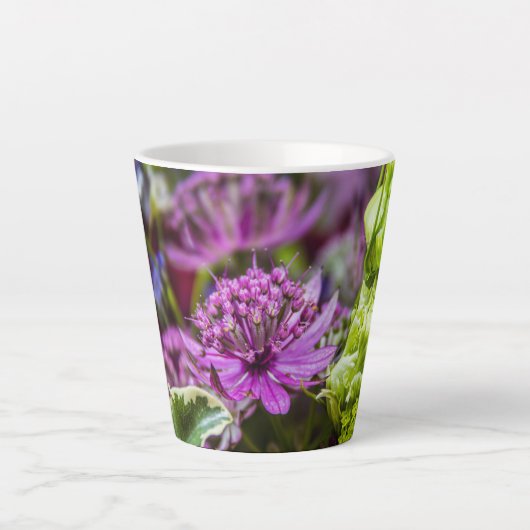 Uitzonderlijke magie van bloesems #1 latte mok (Voorkant)