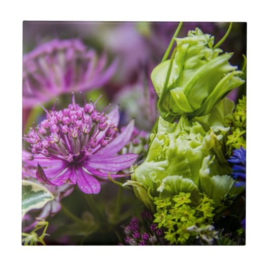 Uitzonderlijke magie van bloesems #1 tegeltje (Voorkant)