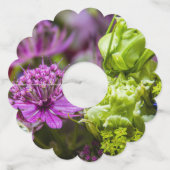 Uitzonderlijke magie van bloesems #1 wijnglaslabel (Achterkant)