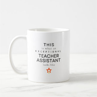 Uitzonderlijke Onderwijsassistent Gepersonaliseerd Koffiemok