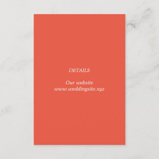 Uitzonderlijke pickleball bruiloft behuizing kaart (Achterkant)