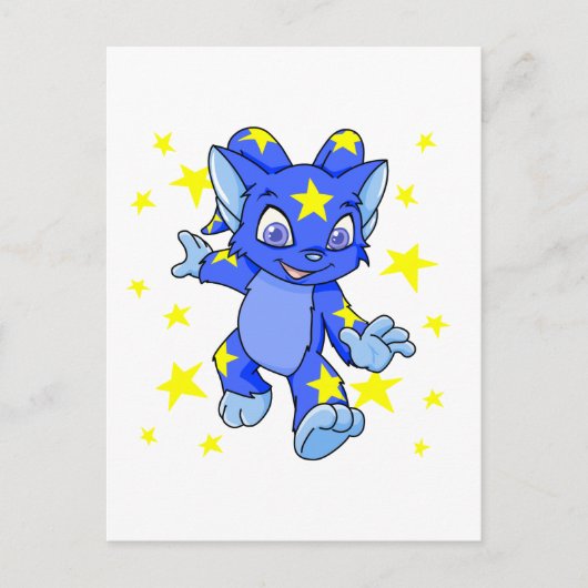 Uitzonderlijke Starry Acara met steruitbarsting Briefkaart (Voorkant)