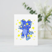 Uitzonderlijke Starry Acara met steruitbarsting Briefkaart (Staand voorkant)