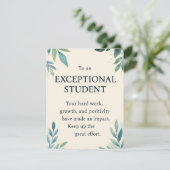 Uitzonderlijke Student – Erkenning voor Inspireren (Staand voorkant)
