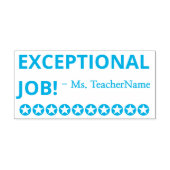 "UITZONDERLIJKE TAAK!" + Rubberstempel Zelfinktende Stempel (Design)