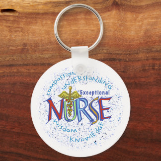 Uitzonderlijke urse Motto Round Sleutelhanger