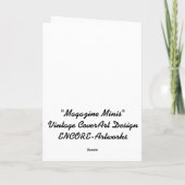 UITZONDERLIJKE  VALENTIJN COVERART GROET FEESTDAGEN KAART (Achterkant)