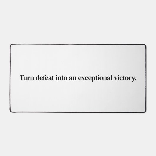 Uitzonderlijke Victory Desk Mat (Voorkant)
