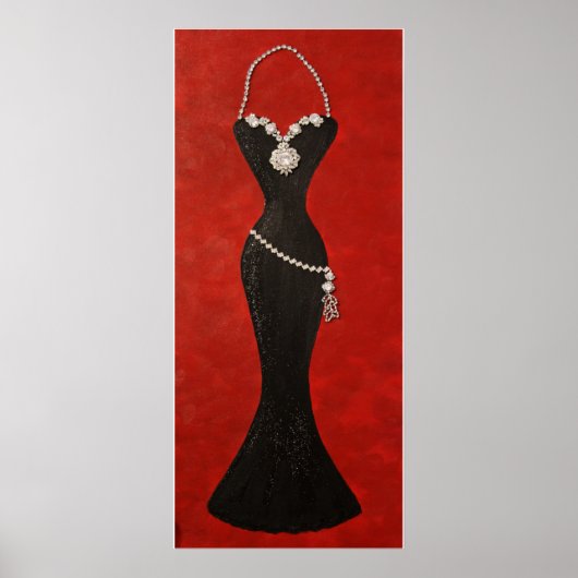 "Uitzonderlijke zwarte garnaal" Poster (Voorkant)