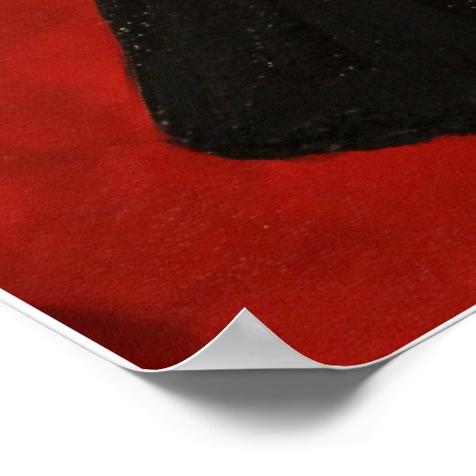 "Uitzonderlijke zwarte garnaal" Poster (Hoek)