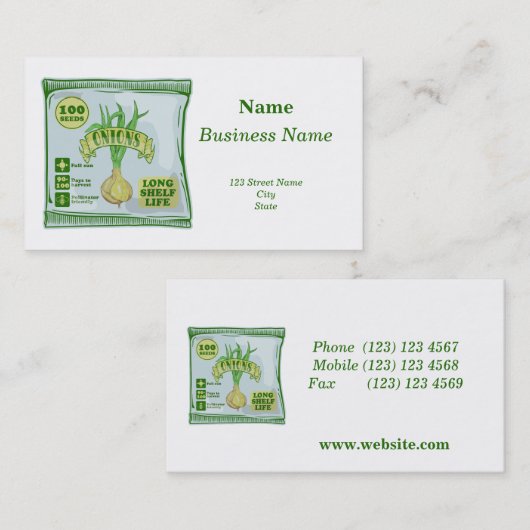 Uizaden Visitekaartje (Voorkant / Achterkant)