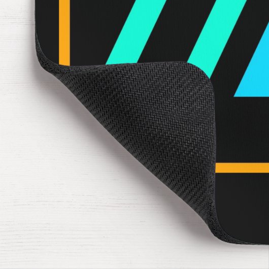 UIZE Mousepad (zwart, verticaal) Muismat (Hoek)