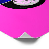 UJ Blue Scooter Pop Art Print (Hoek)