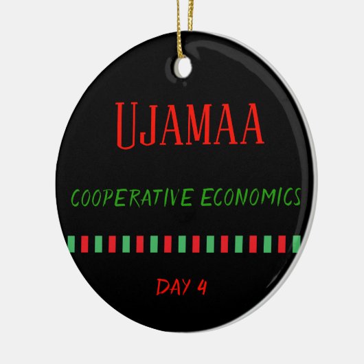Ujamaa - Kwanzaa Dag 4 | Versiering Keramisch Ornament (Links)