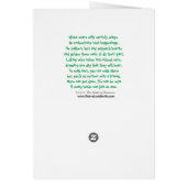 Ujima - De geesten van Kwanzaa Notecard (Achterkant)