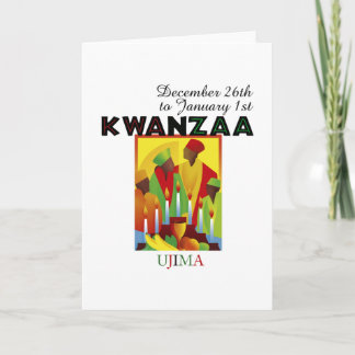 UJIMA - Verantwoordelijkheid Feestdagen Kaart