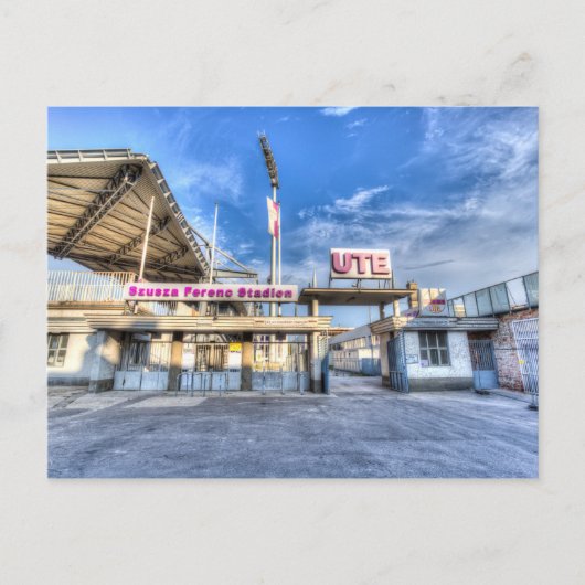  Ujpest Stadium  Briefkaart (Voorkant)