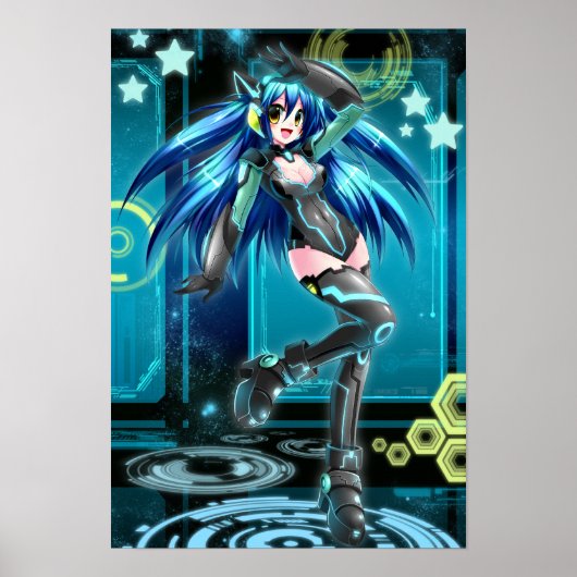 UK Anime Network Mizuki Poster (Voorkant)