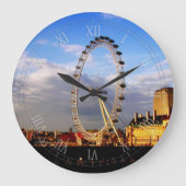 UK Beautiful LONDON EYE Scenery Grote Klok (Voorkant)