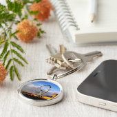 UK Beautiful LONDON EYE Scenery Sleutelhanger (Zijkant)