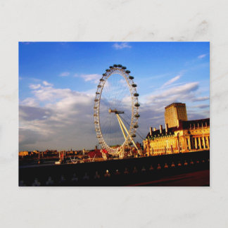 UK) Briefkaart van het prachtige LONDON-EYE-landsc