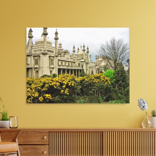 (UK) Brighton Pavillion Wrapped Canvas (Insitu (Woonkamer))