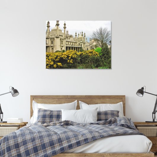 (UK) Brighton Pavillion Wrapped Canvas (Insitu (Slaapkamer))