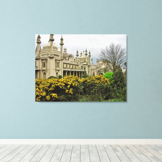 (UK) Brighton Pavillion Wrapped Canvas Afdruk (Insitu (Houten vloer))