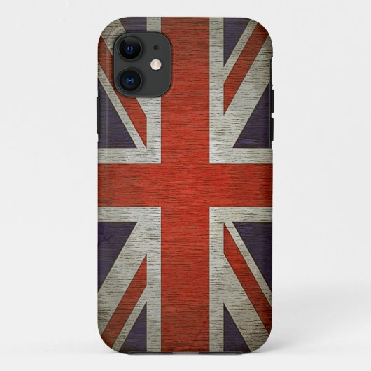 UK British Flag Hoesje-Mate ID iPhone 5 Hoesje (Achterkant)