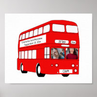 UK British London Bus Personalized Novelty