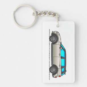 UK British London Theme Classic Car Keyring Sleutelhanger