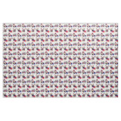 UK British Pug Fabric Stof (Yard (91,4 cm))