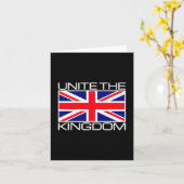 Uk British Union Jack Flag Unite The Kingdom  Kaart (Gele Bloem)