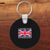 Uk British Union Jack Flag Unite The Kingdom Sleutelhanger (Voorkant)