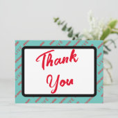 UK Brits Grappig 50e verjaardag Fake News Bedankkaart (Staand voorkant)