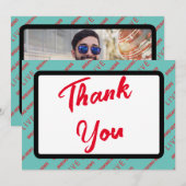 UK Brits Grappig 50e verjaardag Fake News Bedankkaart (Voorkant / Achterkant)