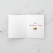 UK Brits Voedsel Fruit Gehakt Taart Gelukkig Kerst Feestdagen Kaart (Binnen)