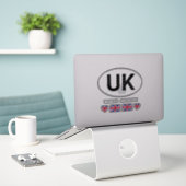 UK Car Sticker Set/British Reis Union Jack/GB (Laptop op bureau)