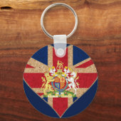 UK COA Heart Sleutelhanger (Voorkant)